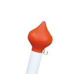 Aluminium vlaggenstok voor PVC vlag