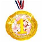 Snoepzakje medaille goud snoepmix 30 gr