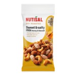Nutisal dry roasted sweet & salty mix zakje 60 gr
