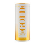 Gold dry dream & vodka blik 250 ml