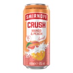 Smirnoff crush mango & peach blik 44 cl
