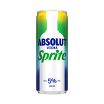 Absolut vodka & sprite blik 250 ml