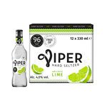 Viper hard seltzer lime fles 33 cl