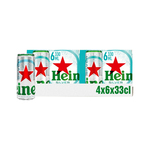 Heineken silver blik 33 cl (4x6pack)