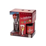 La guillotine giftpack 4 x 33cl + glas