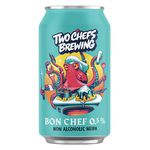 Two chefs brewing bon chef 0.5% blik 33 cl