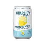 Charlie's Organics sparkling water lemon bio blik 33 cl