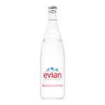 Evian fles glas 1 liter