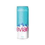 Evian sparkling blik 33 cl