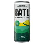 Batu kombucha lime & mint blik 25 cl