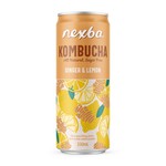 Nexba kombucha ginger & lemon blik 33 cl