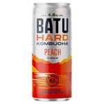 Batu hard kombucha peach blik 25 cl