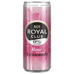 Royal club rose lemonade 0% blik 25 cl
