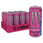 Monster energy ultra fantasy ruby red blik 0.5 liter