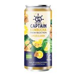 The Gutsy Captain kombucha fresh ginger lemon bio blik 250 ml