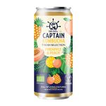 The Gutsy Captain kombucha fresh pineapple peach bio blik 250 ml