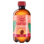The Gutsy Captain kombucha peach bio pet 400 ml