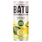 Batu kombucha yuzu & matcha blik 25 cl
