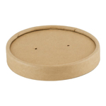 Kraft/PLA deksel v soepbeker 240/360 ml a500