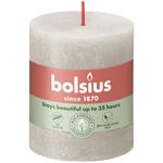 Bolsius Rustiek stompkaars 80/68 Sandy Grey