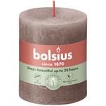 Bolsius Rustiek stompkaars 80/68 Rustic Taupe