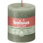 Bolsius Rustiek stompkaars 80/68 Fresh Olive
