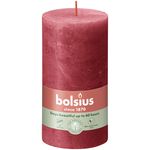 Bolsius Rustiek stompkaars 130/68 Delicate Red