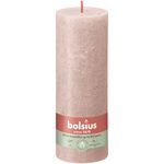 Bolsius Rustiek stompkaars 190/68 Misty Pink