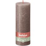 Bolsius Rustiek stompkaars 190/68 Rustic Taupe