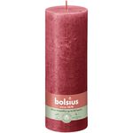 Bolsius Rustiek stompkaars 190/68 Delicate Red