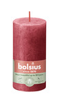 Bolsius Rustiek stompkaars 100/50 Delicate Red