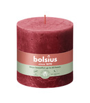 Bolsius Rustiek stompkaars 100/100 Delicate Red