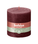 Bolsius Rustiek stompkaars 100/100 Velvet Red