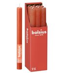 Bolsius Rustiek tafelkaars 9 stuks Earthy Orange