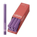 Bolsius Rustiek tafelkaars 9 stuks Vibrant Violet
