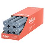 Bolsius Rustiek tafelkaars 9 stuks Sky Blue