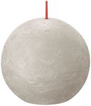 Bolsius Rustiek bolkaars Ø76mm Sandy Grey