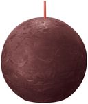 Bolsius Rustiek bolkaars Ø76mm Velvet Red