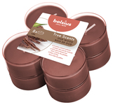 Bolsius Maxilichten clear cup 8u True Scents Oud Wood