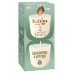 Bolsius Navulling Clean Light pack 2 Cedarwood & Vetiver