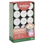 Bolsius Theelichten 8-uur doos 30 Wit