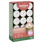 Bolsius Theelichten 8-uur doos 30 Wit