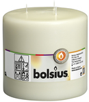 Bolsius Mammoetkaars 3 lonten 150/150 Ivoor
