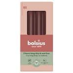Bolsius Dinerkaarsen 170/20 doos 8 Velvet Red
