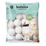 Bolsius Drijfkaarsen 30/45 wit 20 stuks