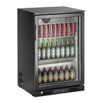 Maxxfrost barkoeler 1 - glasdeur zwart laag model