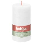 Bolsius rustiekkaars 190/68 cloudy white