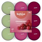 Bolsius geurlichten cranberry 18 stuks