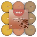 Bolsius geurlichten sugar & spice 18 stuks