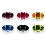 Atomic glass ashtray 100mm assorti